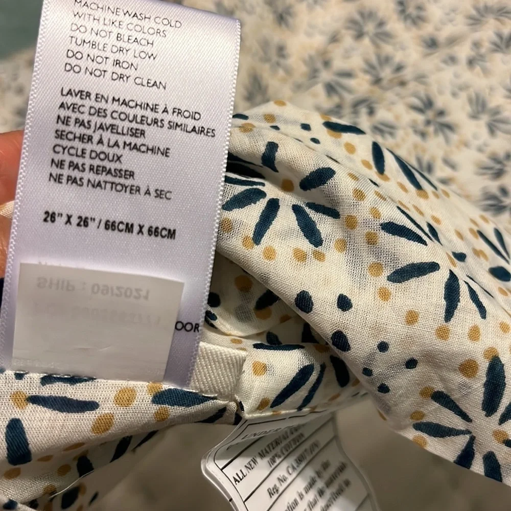 New Anthropologie Rosalind Quilt Euro Sham